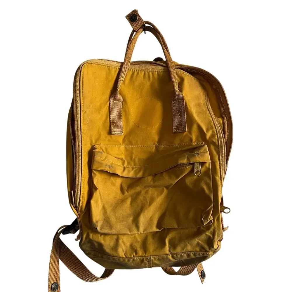 Fjallraven kanken pack yellow